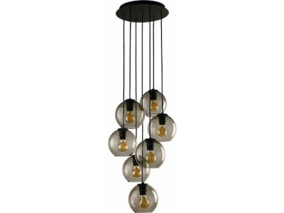 Lampa wisząca VETRO 7pł czarny