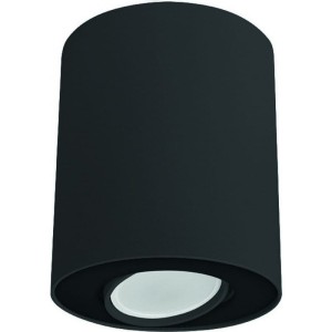 Plafon SET 1pł BL/BL czarny