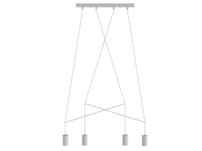 Lampa wisząca IMBRIA 4pł biały