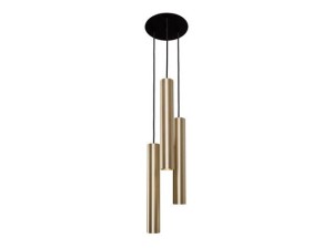 Lampa wisząca EYE BR III czarny/mosiądz