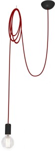 Lampa wisząca SPIDER 1pł RED