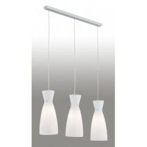 Lampa wisząca Lauda 3pł opal mat