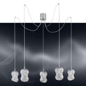 Lampa wisząca GARDA 5PŁ LED
