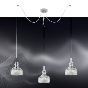 Lampa wisząca TULUZA 3PŁ LED