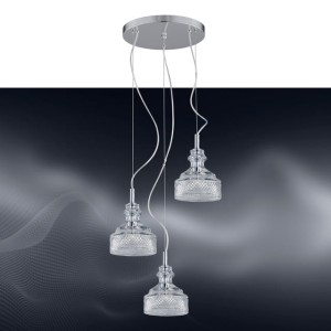 Lampa wisząca TULUZA 3PŁ LED
