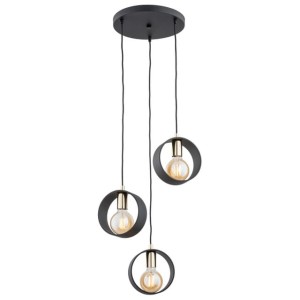 Lampa wisząca AMADORA 3pł BL