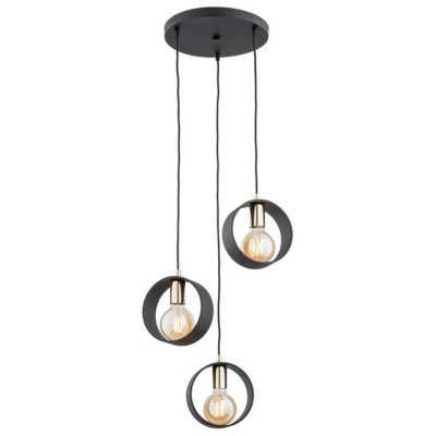 Lampa wisząca AMADORA 3pł BL
