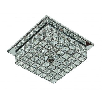 Plafoniera led 15W z kryształkami P-F 001 S LED