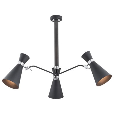 Lampa wisząca LUKKA BLACK 3PŁ