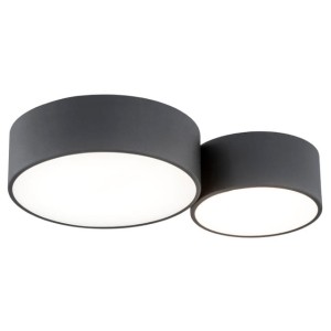 Plafon VICHY BLACK LED 2PŁ