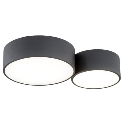 Plafon VICHY BLACK LED 2PŁ