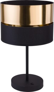 Lampa stołowa HILTON czarny/złoty 5467