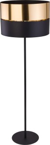 Lampa podłogowa HILTON 1 czarny/złoty 5465