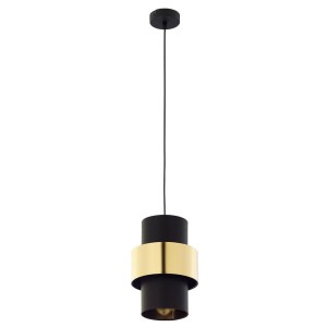 Lampa wisząca CALISTO czarny/złoty 4377