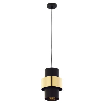 Lampa wisząca CALISTO czarny/złoty 4377