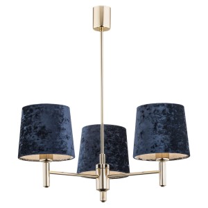Lampa wisząca PONTE 3pł BL