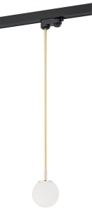 Lampa wisząca do szynoprzewodu BANG biały/złoty ARGON