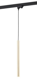 Lampa wisząca do szynoprzewodu ELBRUS MO czarny/złoty ARGON