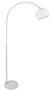 Lampa podłogowa biała