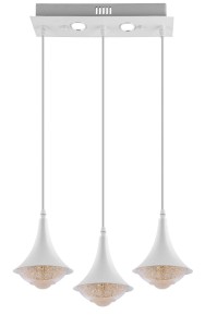 Lampa wisząca W-1008/3 BIAŁY