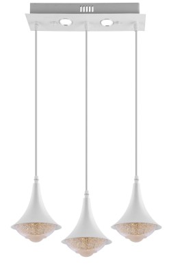 Lampa wisząca W-1008/3 BIAŁY