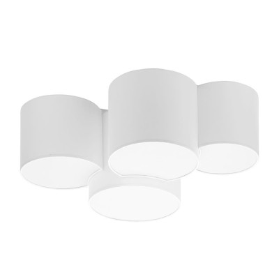Lampa sufitowa plafon MONA WHITE 4 biały 3442