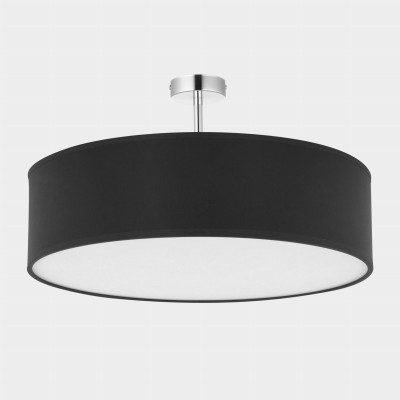 Lampa sufitowa plafon RONDO 4 czarny 4245