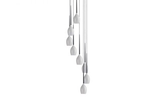 LAMPA WISZĄCA IZZA 8 BIAŁY AZ0160