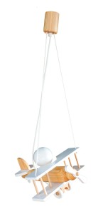 Lampa pokój dziecięcy Samolot mały Biały 1041009