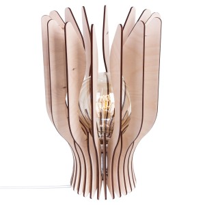 Lampka stołowa ozdobna GRACILI drewno 4210450