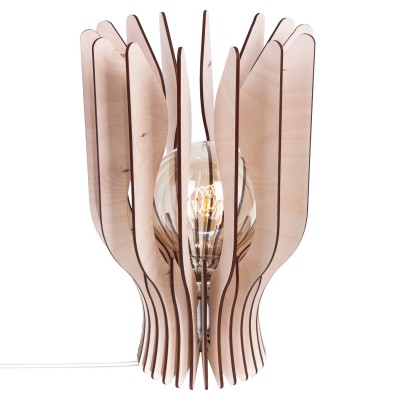 Lampka stołowa ozdobna GRACILI drewno 4210450