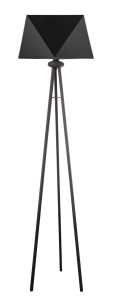 Lampa podłogowa S-1206/1 BAKARO CZARNY