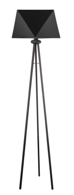 Lampa podłogowa S-1206/1 BAKARO CZARNY