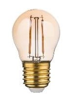 ŻARÓWKA P45 E27 2W AMBER GIRLANDA 3574