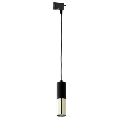 Lampa wisząca szynowa TRACER czarny/złoty TK