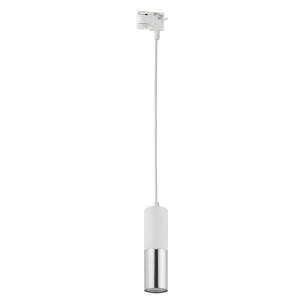 Lampa wisząca szynowa TRACER biały/chrom TK