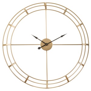 Zegar ścienny złoty 138605