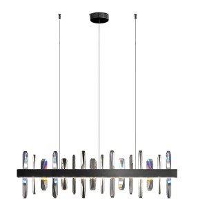 LAMPA WISZĄCA ARCTIC LED CZARNY SZCZOTKOWANY 100 CM
