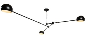 LAMPA WISZĄCA ASTRONOMY-3 CZARNA