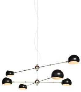 LAMPA WISZĄCA ASTRONOMY-6 CZARNA 