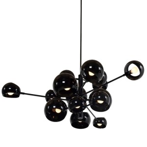 LAMPA WISZĄCA ASTRONOMY-15 CZARNA 