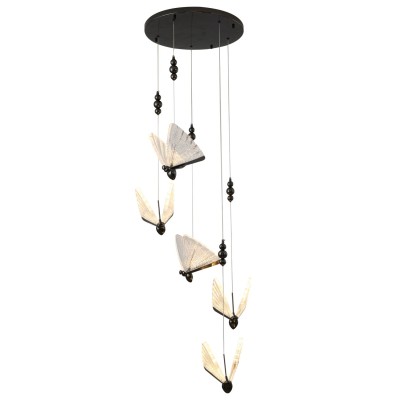 LAMPA WISZĄCA BEE LAMP 5 LED CZARNA