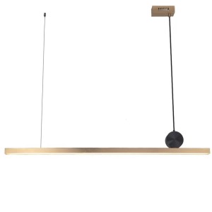 LAMPA WISZĄCA BOOGIE LED ZŁOTO CZARNA