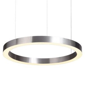 LAMPA WISZĄCA CIRCLE 60 LED NIKIEL SZCZOTKOWANY 60 CM