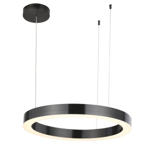 LAMPA WISZĄCA CIRCLE 60 LED TYTANOWY 60 CM