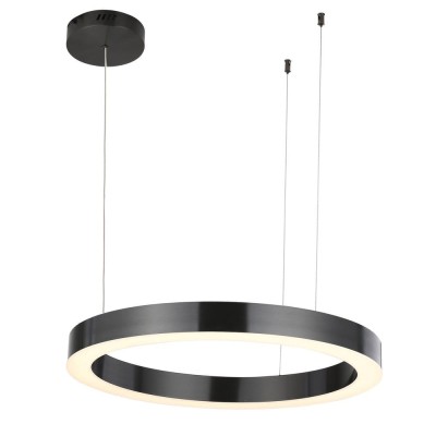 LAMPA WISZĄCA CIRCLE 60 LED TYTANOWY 60 CM