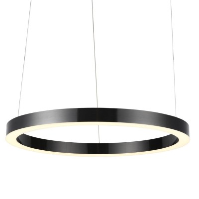 LAMPA WISZĄCA CIRCLE 80 LED TYTANOWY 80 CM