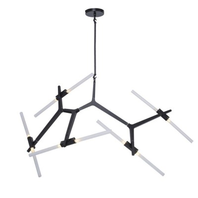 LAMPA WISZĄCA STICKS-10 CZARNA