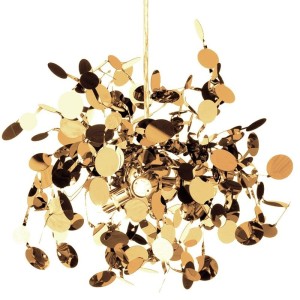 LAMPA WISZĄCA MONETTI ZŁOTA