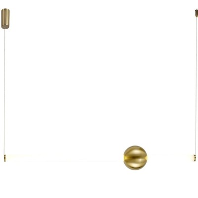 LAMPA WISZĄCA O-LINE LED 93 CM MOSIĄDZ
